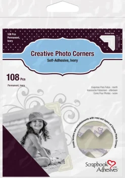 3L Creative Photo Corners Vit - 108 st