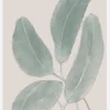 Leaves Watercolor Canvastavla (30x40 cm)