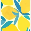 Lemon Shapes Canvastavla (30x40 cm)