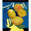 Lemons Menton Citrus Fruit Canvastavla (30x40 cm)