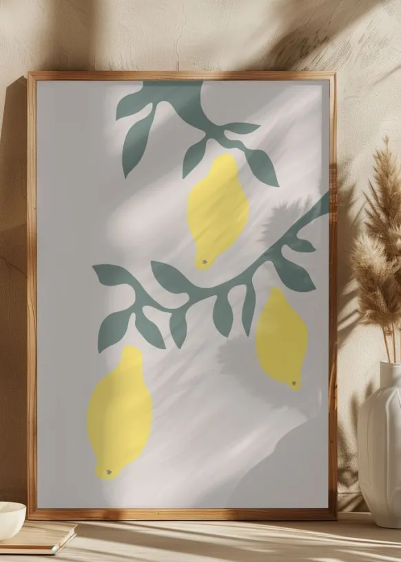Lemons Poster (21x29.7 cm (A4))