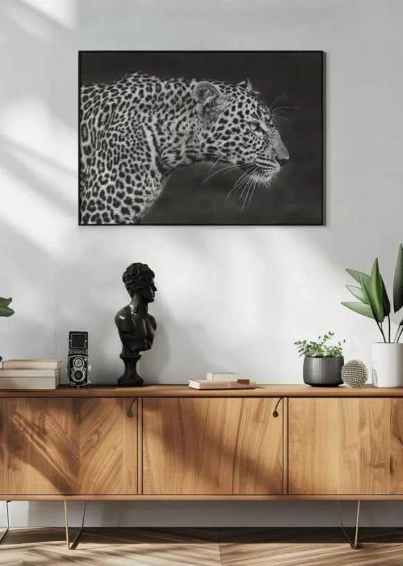 Leopard Close Up Poster (21x29.7 cm (A4))