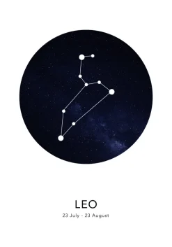 Leo Poster (21x29.7 cm (A4))