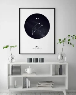 Leo Poster (21x29.7 cm (A4))