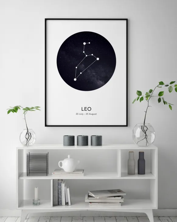 Leo Poster (21x29.7 cm (A4))