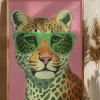 Leo With Glasses Poster (21x29.7 cm (A4))