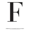 Letter F Poster (21x29.7 cm (A4))