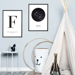 Letter F Poster (21x29.7 cm (A4))