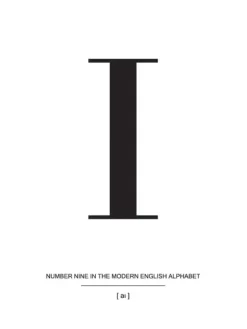 Letter I Poster (21x29.7 cm (A4))