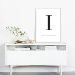Letter I Poster (21x29.7 cm (A4))