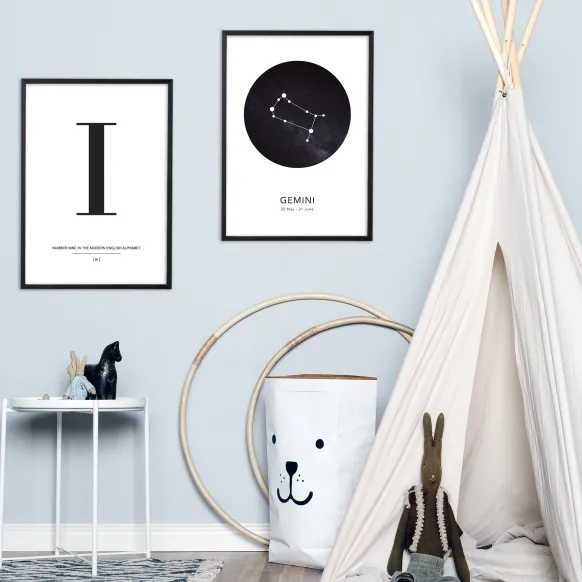 Letter I Poster (21x29.7 cm (A4))