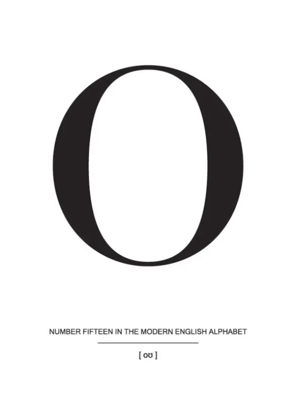 Letter O Poster (21x29.7 cm (A4))