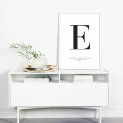 Letter O Poster (21x29.7 cm (A4))