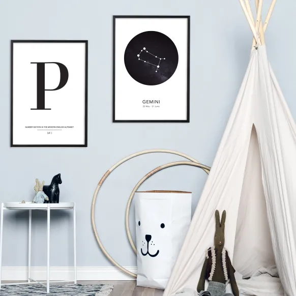 Letter P Poster (21x29.7 cm (A4))