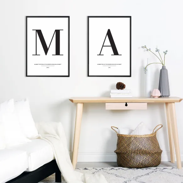 Letter P Poster (21x29.7 cm (A4))