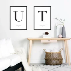 Letter T Poster (21x29.7 cm (A4))