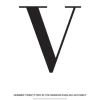 Letter V Poster (21x29.7 cm (A4))