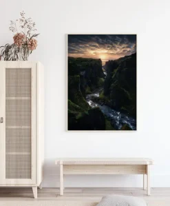 Light Canyon. Poster (21x29.7 cm (A4))
