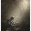 Light Up The Flower Canvastavla (30x40 cm)
