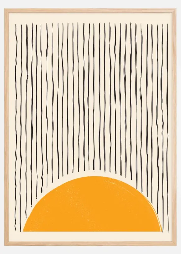 Line Art Poster (21x29.7 cm (A4))
