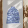 Linocut Vase #5 Poster (21x29.7 cm (A4))