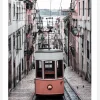 Lisbon Cable Car Canvastavla (30x40 cm)