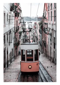 Lisbon Cable Car Poster (21x29.7 cm (A4))