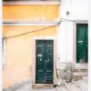 Lisbon Door Canvastavla (30x40 cm)