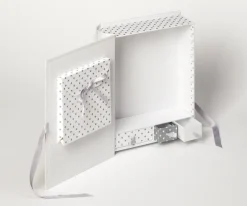 Little Foot Babybox Gråvit