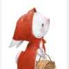 Little Red Riding Rabbit Canvastavla (30x40 cm)