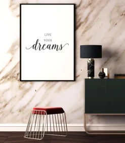 Live your dreams Poster (21x29.7 cm (A4))