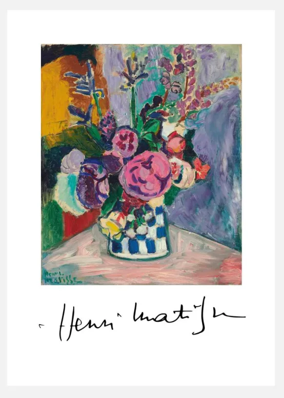 Lles Pivoines - Henri Matisse Canvastavla (30x40 cm)