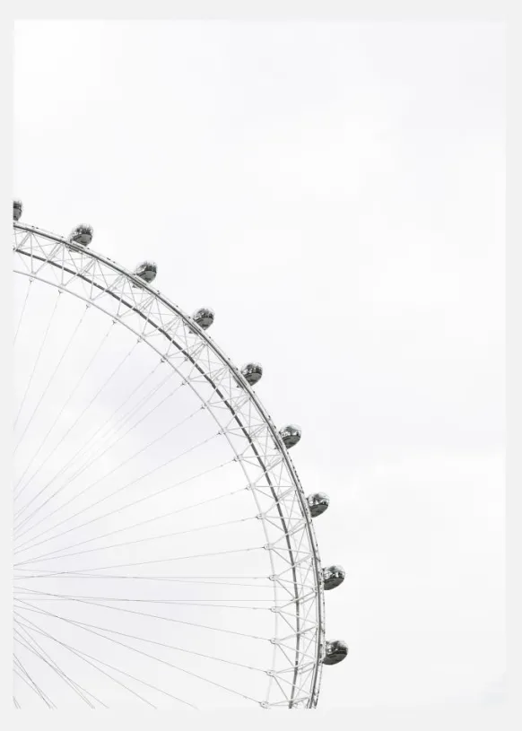 London Eye I Canvastavla (30x40 cm)