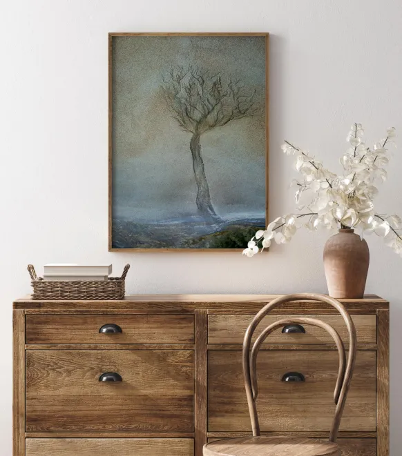Lonely Tree Poster (21x29.7 cm (A4))
