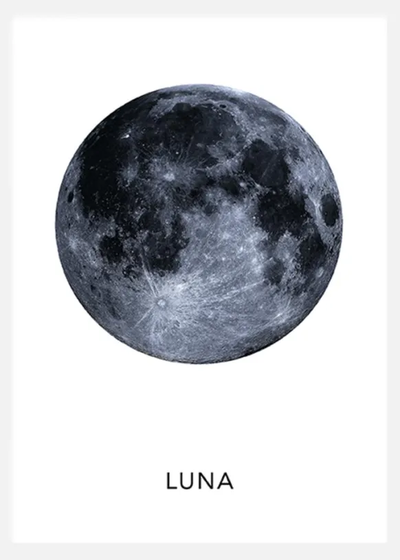 Luna Canvastavla (30x40 cm)