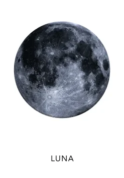 Luna Poster (21x29.7 cm (A4))