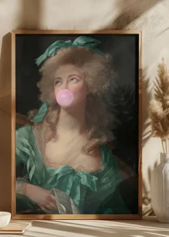 Madame Bubble-Gum Poster (21x29.7 cm (A4))