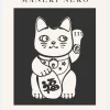 Manekineko Canvastavla (30x40 cm)