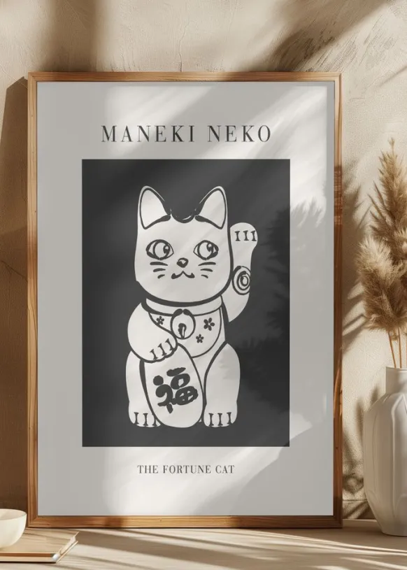 Manekineko Poster (21x29.7 cm (A4))
