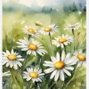 Margeriten Canvastavla (30x40 cm)