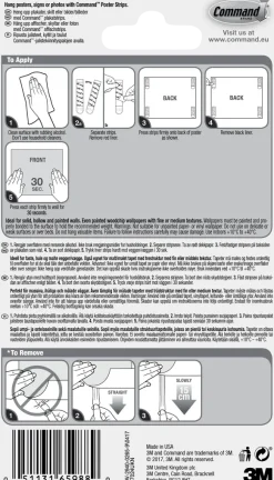 3M Command Poster Strips