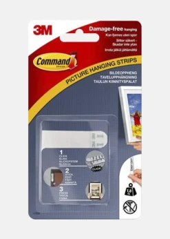 3M Command Small Tavelfäste Vit - 2 kg