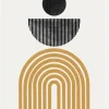 Midcentury Composition Canvastavla (30x40 cm)