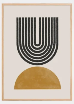Mid Century Modern No1 Poster (21x29.7 cm (A4))
