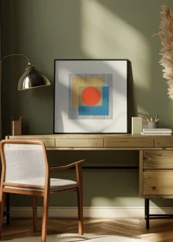 Midcentury Modern Object No3. Poster (30x30 cm)