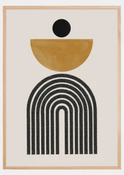 Mid Century No2 Poster (21x29.7 cm (A4))