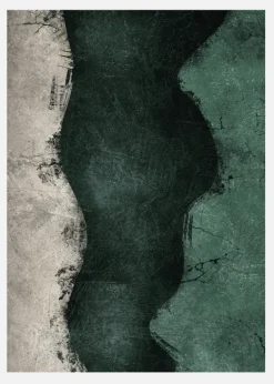 Midnight Emerald No4 Canvastavla (30x40 cm)