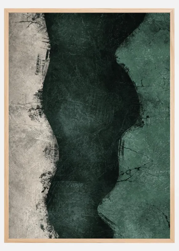 Midnight Emerald No4 Poster (21x29.7 cm (A4))