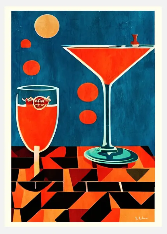 Midnight In Napoli Canvastavla (30x40 cm)