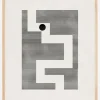 Minimalist maze Poster (21x29.7 cm (A4))